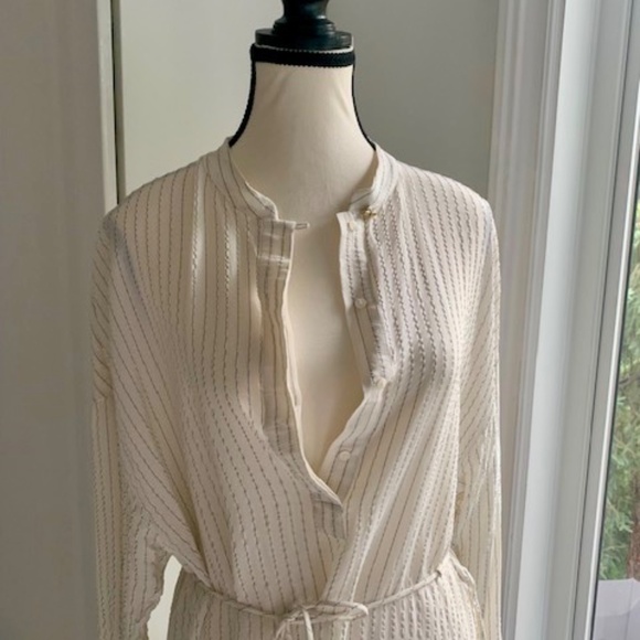 Massimo Dutti dress tunic shirt silk US8 - Picture 6 of 15